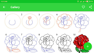 Samouczek Kwiatu Easy Draw screenshot 4