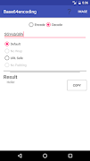 Base64 Encoder/Decoder скриншот 1