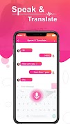 Speak and Translate : Voice Typing with Translator Ekran Görüntüsü 1