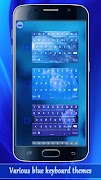 Niebieska Klawiatura - Klawiatury na telefon screenshot 1