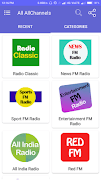 Radio Streaming Android App De ภาพหน้าจอ 4