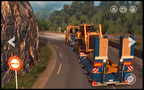 1 Schermata Euro Truck : Real Cargo Delivery Game Simulator 3D