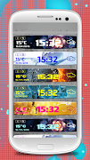 날씨 & 시계 위젯 Widget 스크린샷 4