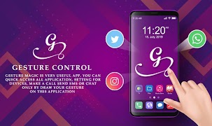 برنامه‌نما Gesture Mobile  SImple Control عکس از صفحه