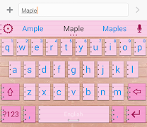 Paper Notes Theme - Maple Keyboard 2019 تصوير الشاشة 1