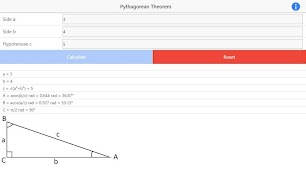 Pythagoras Theorem Calculator captura de pantalla 4