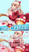 Ruby Maiden Keyboard Theme الملصق