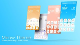 Meow Theme for Mega Launcher screenshot 2