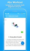 Ejercicio de abdominales - para un vientre plano captura de pantalla 5