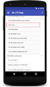 4G LTE Only Mode Switch تصوير الشاشة 2