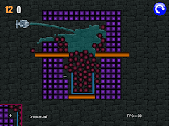 Physics puzzles water drop flow brain on スクリーンショット 5