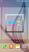 トランスペアレント デジタル時計 スクリーンショット 1