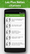 Citations en Français screenshot 1