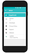 برنامه‌نما GigaDroid عکس از صفحه