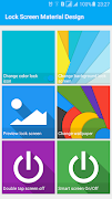 Lock Screen Material Design 截图 1