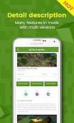 برنامه‌نما Mods Installer for MinecraftPE عکس از صفحه