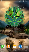 Rasta Weed Clock Widget 截图 4