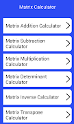 Matrix Calculator โปสเตอร์
