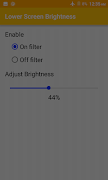 Helderheid van het onderste scherm Slimme filter screenshot 7