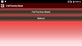 برنامه‌نما Full Factory Reset عکس از صفحه
