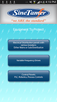 Sinetamer Product Selector captura de pantalla 1