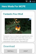 Hero Mods For MCPE screenshot 5