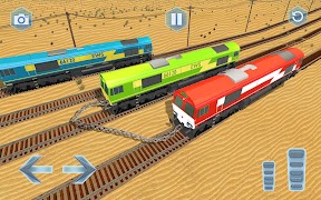 Chained Train Racing Poster