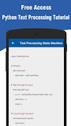 برنامه‌نما Learn Python Text Processing عکس از صفحه