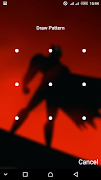 Bat Super Hero Passcode or pattern Lock Screen تصوير الشاشة 5