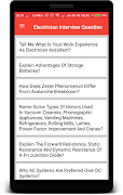 Electrician Interview Question syot layar 1