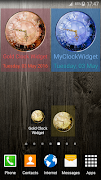 Gold Clock Widget تصوير الشاشة 4