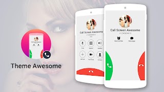 Call Screen Theme Awesome capture d'écran 1