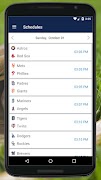 Baseball MLB Schedules 2019 poster