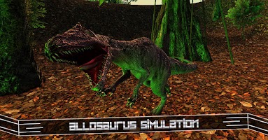 Allosaurus:Wild Dino Simulador captura de pantalla 1