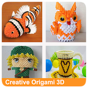 Origami 3D poster