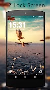 Fly - Z Lock Screen Theme الملصق