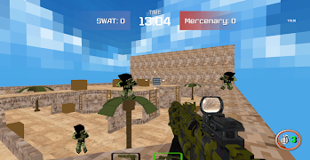 2 Schermata Combat Pixel Arena 3D Infinity Multiplayer