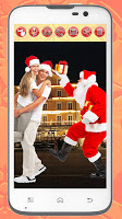 Selfie met de Kerstman Kerstmis Stickers-poster