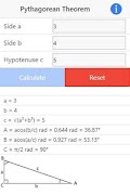 Pythagoras Theorem Calculator 截图 1