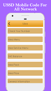 USSD Mobile Code For All Network imagem de tela 1