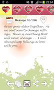 Mensajes de Amor captura de pantalla 3