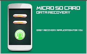 Micro SD Card Data Recovery ポスター