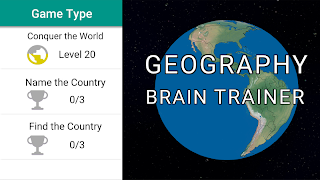Geography Brain Trainer plakat