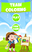 Tren para colorear captura de pantalla 5