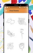 Learn How to Draw Flowers Step by Step Easy โปสเตอร์