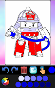 Robot coloring book ภาพหน้าจอ 6