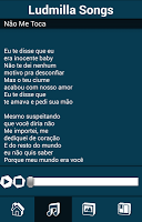 Ludmilla Songs Lyrics screenshot 2