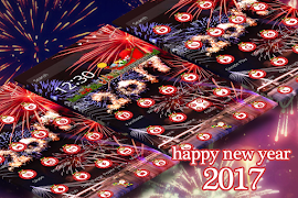 Feliz Ano Novo 2017 tema 3D imagem de tela 1
