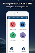 Flashlight Blink on Call & Sms poster