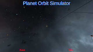 برنامه‌نما Solar System Planet Simulator عکس از صفحه